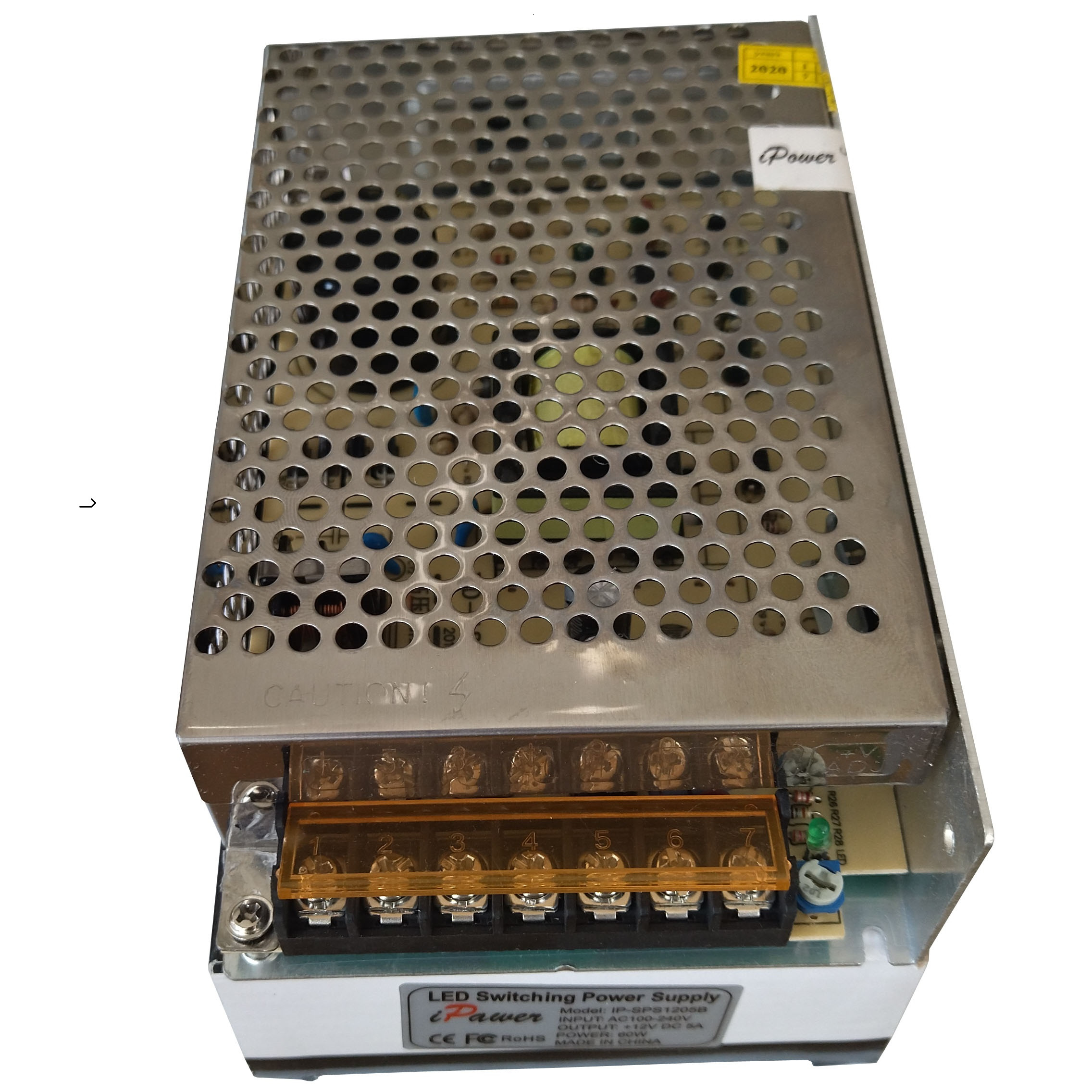 آداپتور سوئیچینگ 12 ولت 5 آمپر مدل i-POWER