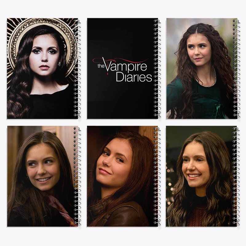 دفتر مشق 100 برگ خندالو طرح نینا دوبرو خاطرات خون آشام کد 713 مجموعه 6 عددی