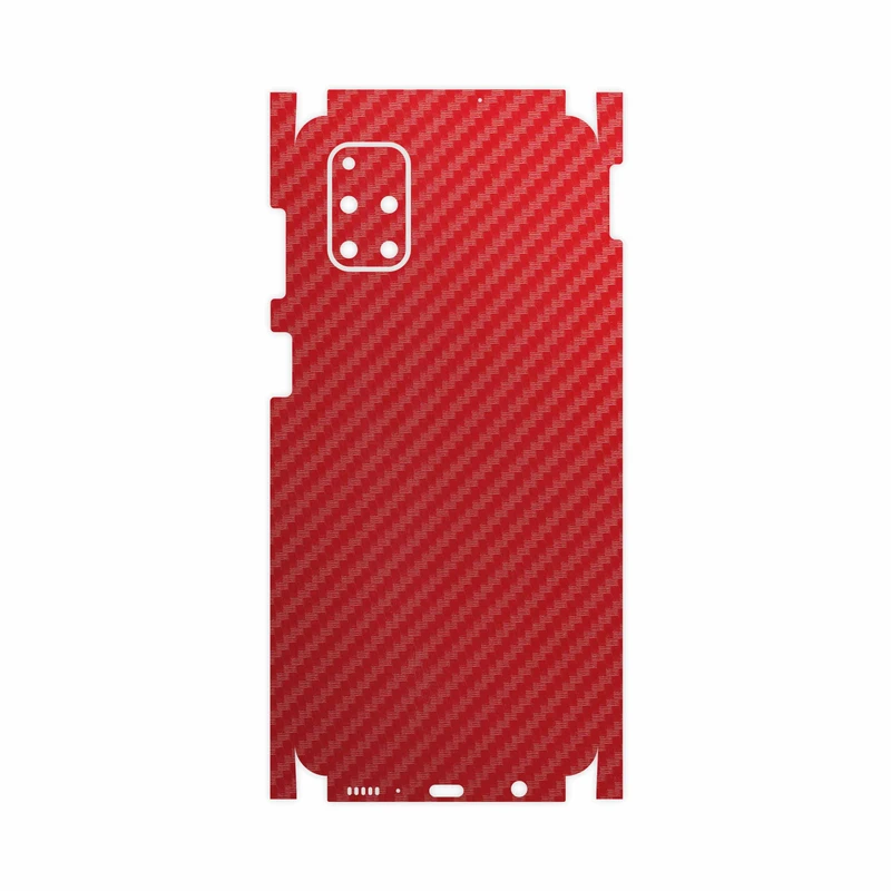 برچسب پوششی ماهوت مدل Red-Fiber-FullSkin مناسب برای گوشی موبایل سامسونگ Galaxy M51