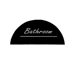  پادری مدل نیم دایره طرح حمام کد 8415 سایز 90×45 سانتی متر