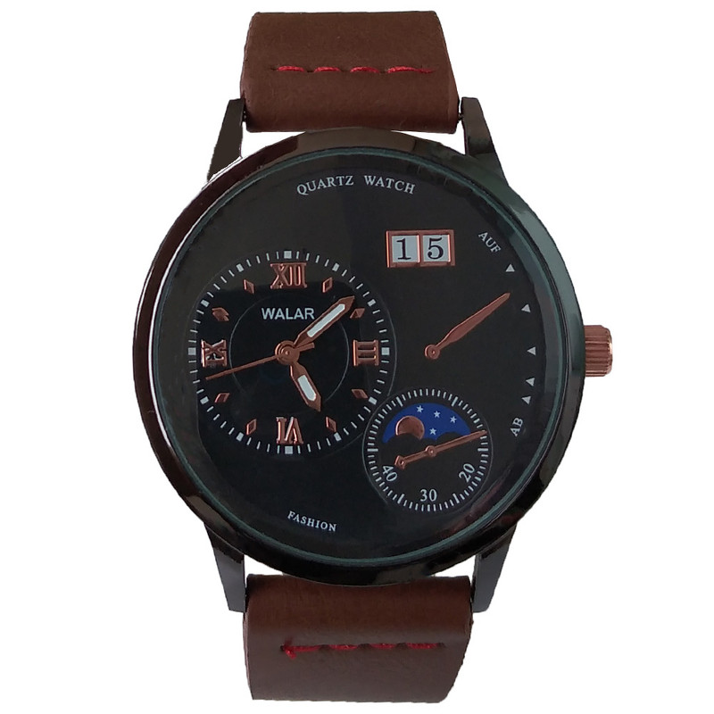 ساعت مچی عقربه ای پسرانه مدل بندچرمی کد 0254 ساعت مچی عقربه ای پسرانه مدل بندچرمی کد 0254