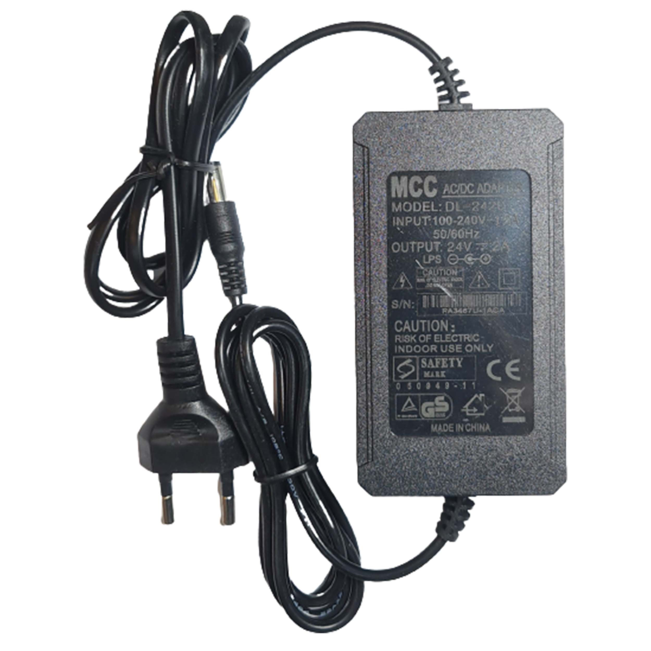 آداپتور 24 ولت 2 آمپر ام سی سی مدل KSRE-2420 آداپتور 24 ولت 2 آمپر ام سی سی مدل KSRE-2420