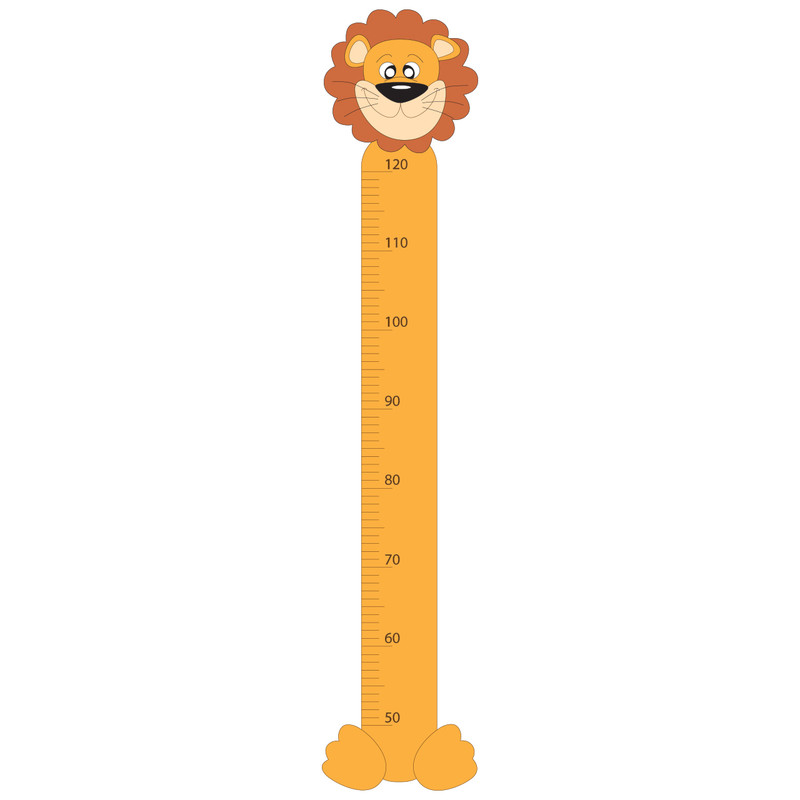 استیکر اندازه گیری کودک باروچین مدل شیر کد 348