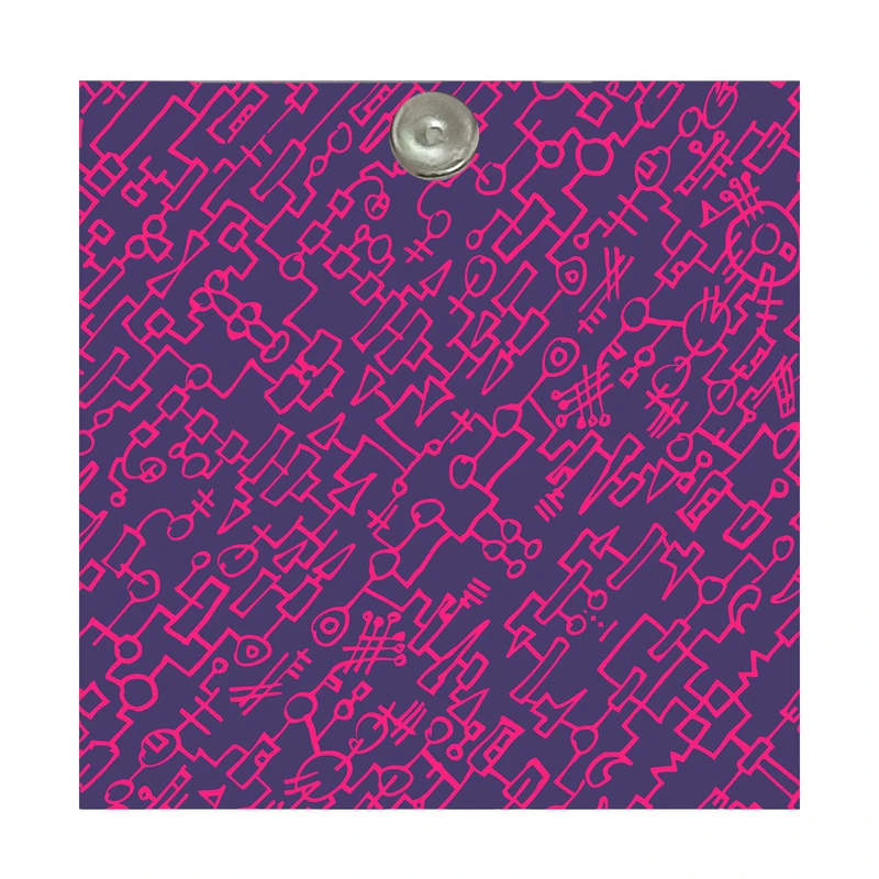 آینه جیبی مدل فانتزی انتزاعی کد A021