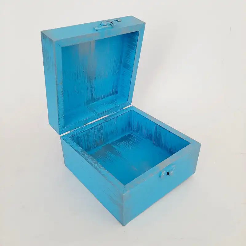 جعبه هدیه چوبی مدل فانتزی طرح دختر رویایی کد SB35