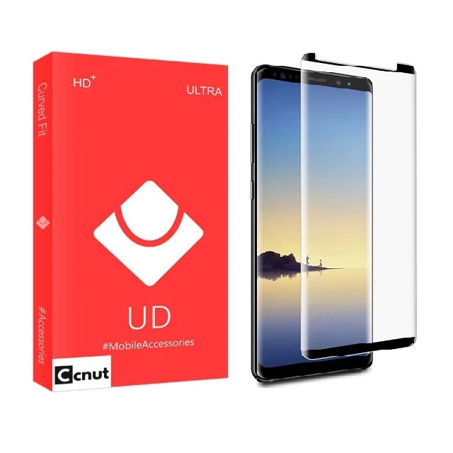 محافظ صفحه نمایش دور چسب کوکونات مدل Short 3D مناسب برای گوشی موبایل سامسونگ Galaxy Note 8