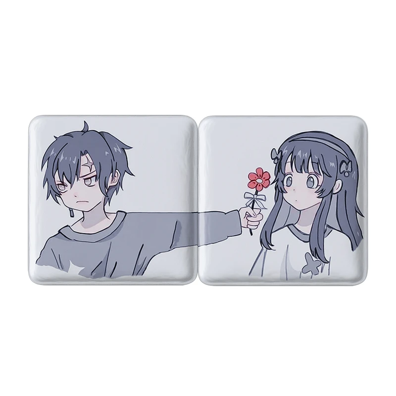 مگنت خندالو مدل عاشقانه Love کد A31 مجموعه 2 عددی