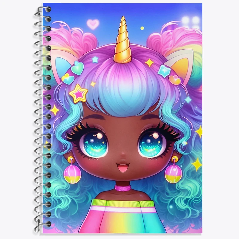 دفتر لغت 50 برگ خندالو طرح دخترانه کیوت کد F6055