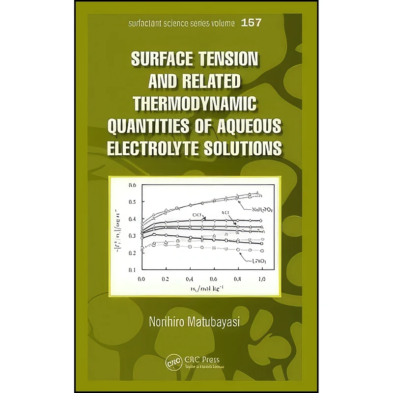 کتاب Surface Tension and Related Thermodynamic Quantities of Aqueous Electrolyte Solutions  اثر Norihiro Matubayasiss انتشارات CRC Press