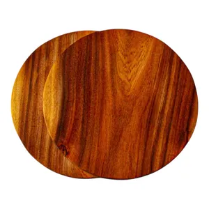 تخته سرو چوبی مدل پیتزا کد1 بسته 2 عددی