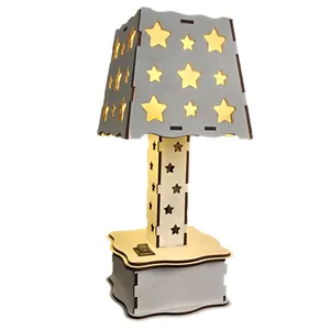 آباژور رومیزی مدل ستاره دار