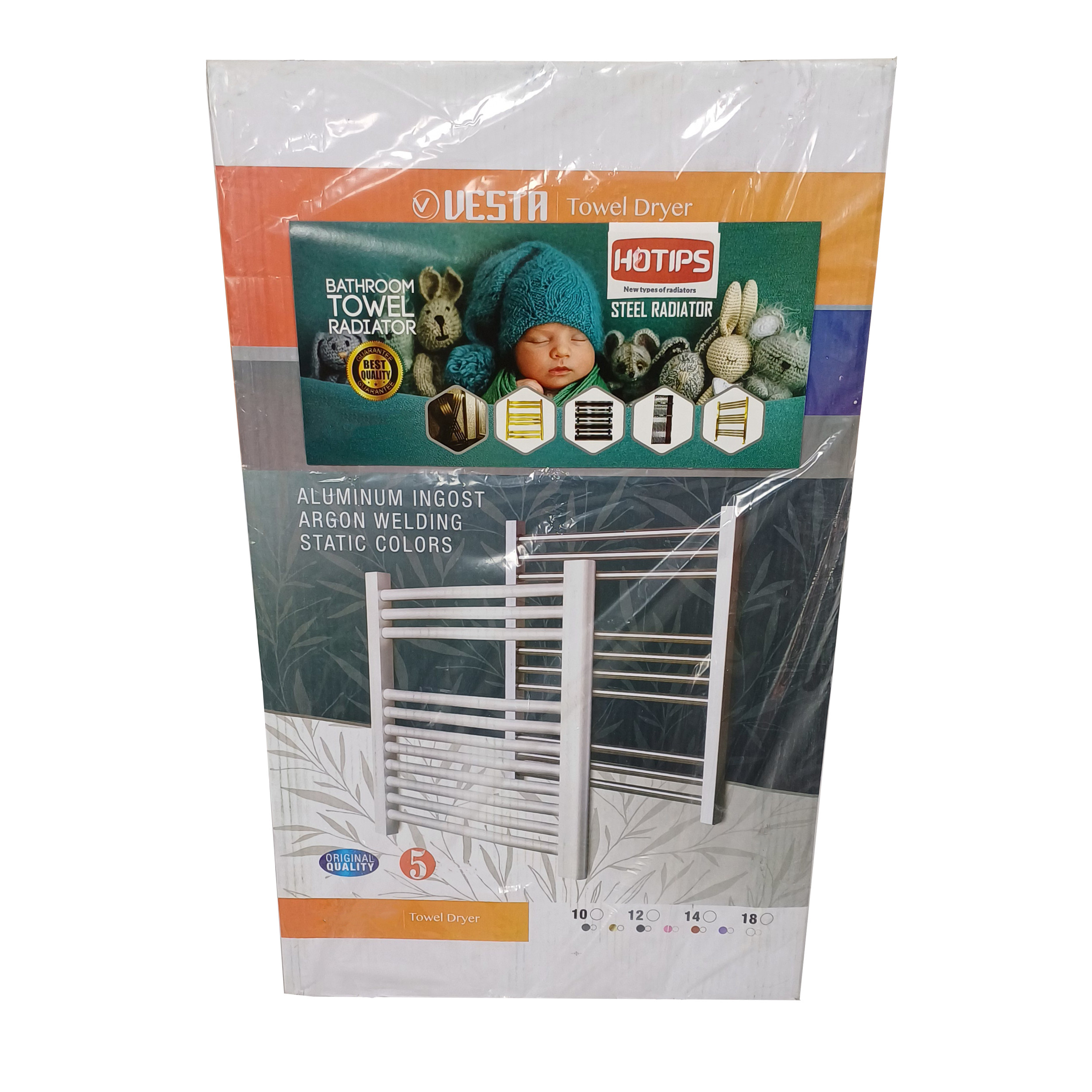 رادیاتور حوله خشک کن هاتیپس مدل وستا آلومینیومی 50*80 رادیاتور حوله خشک کن هاتیپس مدل وستا آلومینیومی 50*80