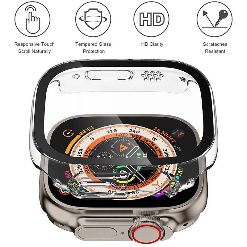 کاور مسیر مدل CWG مناسب برای ساعت هوشمند اپل واچ Ultra 49mm / Ultra 2 49mm به همراه محافظ صفحه نمایش