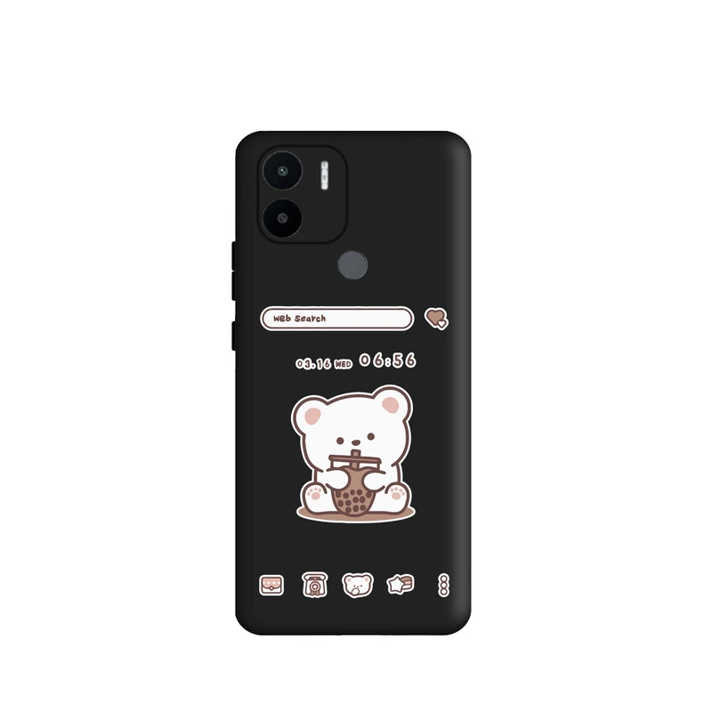 کاور قاب گارد طرح خرس اسموتی کد m6086 مناسب برای گوشی موبایل شیائومی Redmi A1 Plus / Redmi A2 Plus