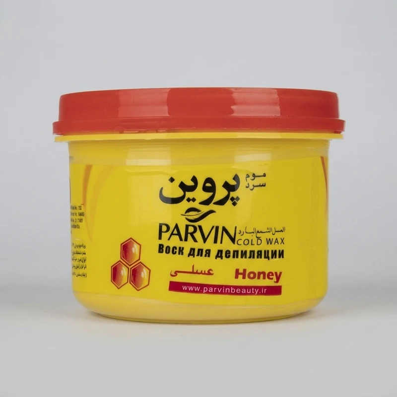 موم سرد پروین مدل Honey حجم 750 گرم