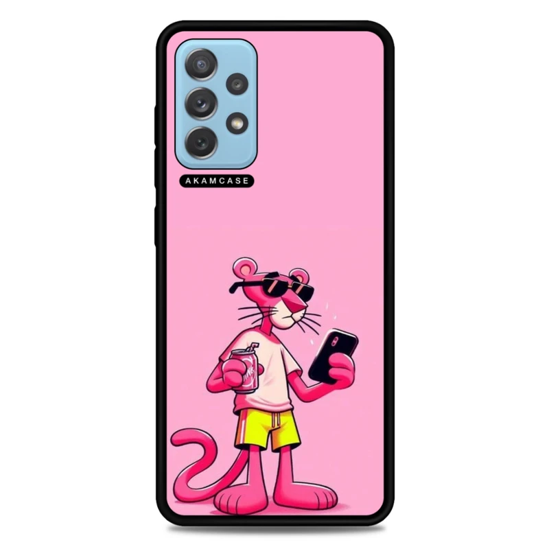 کاور آکام مدل AMC-WSGA72-PINK PANTHER8 مناسب برای گوشی موبایل سامسونگ Galaxy A72