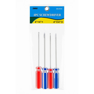 پیچ گوشتی ژینرو مدل 4+4 XK-1818 بسته 4 عددی