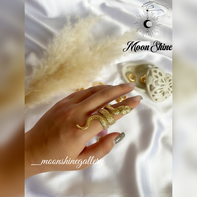 انگشتر زنانه مدل مار RN03