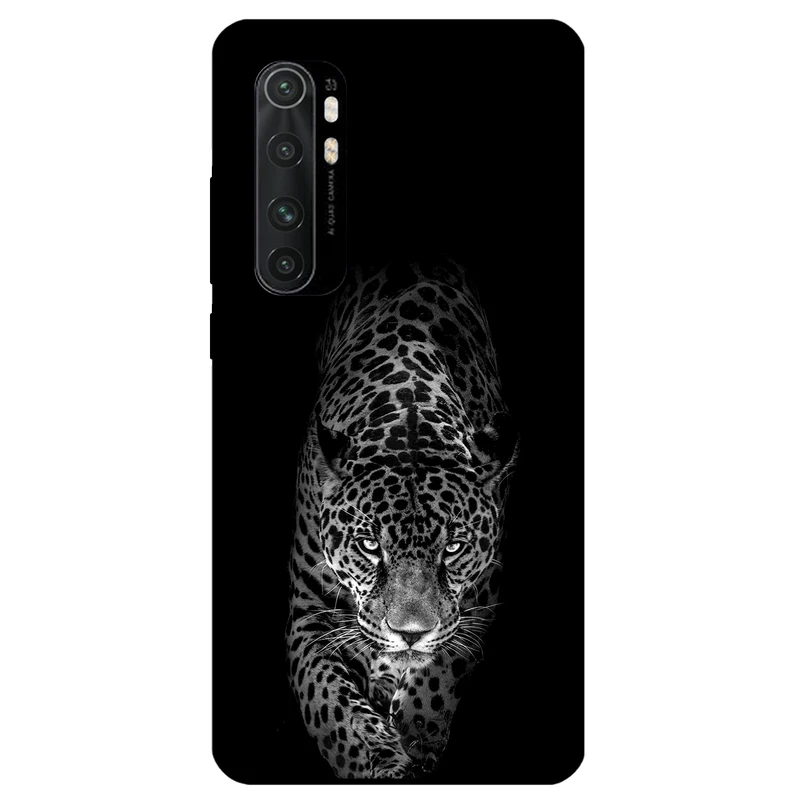 کاور مگافون طرح پلنگ مدل 1879 مناسب برای گوشی موبایل شیائومی Mi Note 10 Lite