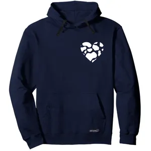 هودی زنانه 27 مدل قلب کد Q05 رنگ سرمه ای