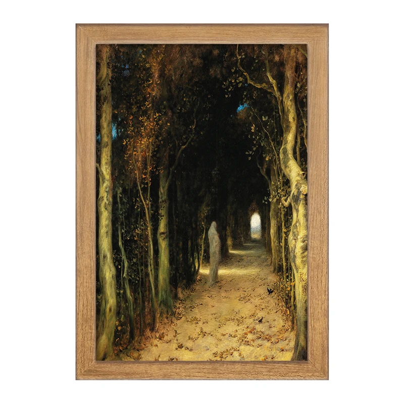 تابلو خندالو مدل نقاشی لیدی آبسنت اثر فردیناند کلر کد F12377