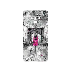 MAHOOT Collage of Catwalk Bridge Cover Sticker for Samsung Galaxy Note 9