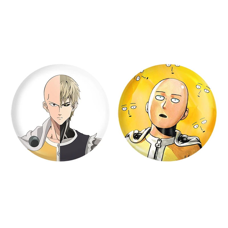 مگنت خندالو طرح جنوس و سایتاما انیمه مرد تک مشتی کد 1138811387 مجموعه 2 عددی