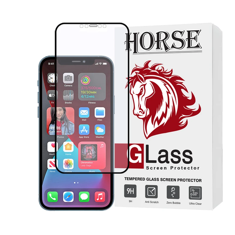   محافظ صفحه نمایش سرامیکی مات هورس مدل MCERAMHORS مناسب برای گوشی موبایل اپل iPhone 12 / 12 Pro