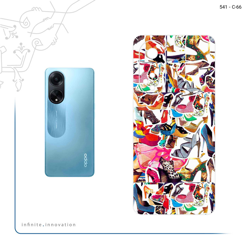 برچسب پوششی ماهوت مدل Collage of High heel Shoes مناسب برای گوشی موبایل اپو A98