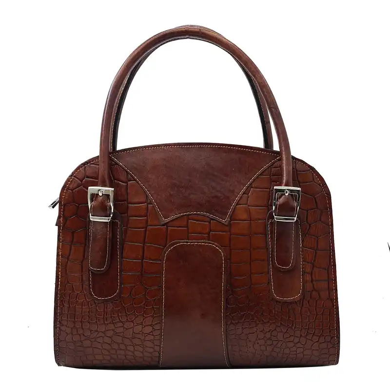 کیف دوشی زنانه مدل آریوس چرم طبیعی گاوی کد S_680