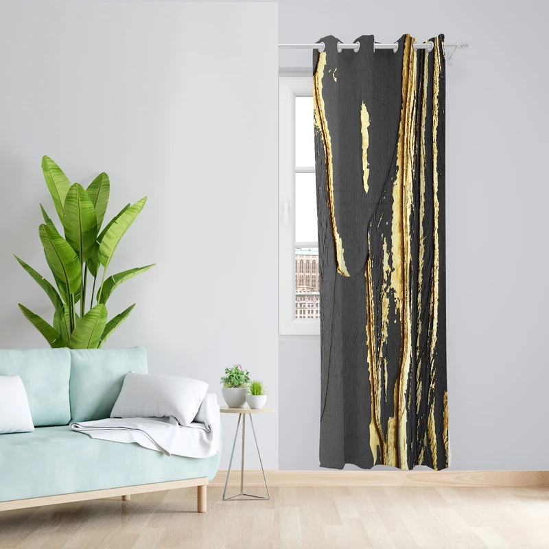 پرده مدل مخمل پانچی کد 2144 z سایز 140x200 سانتی متر