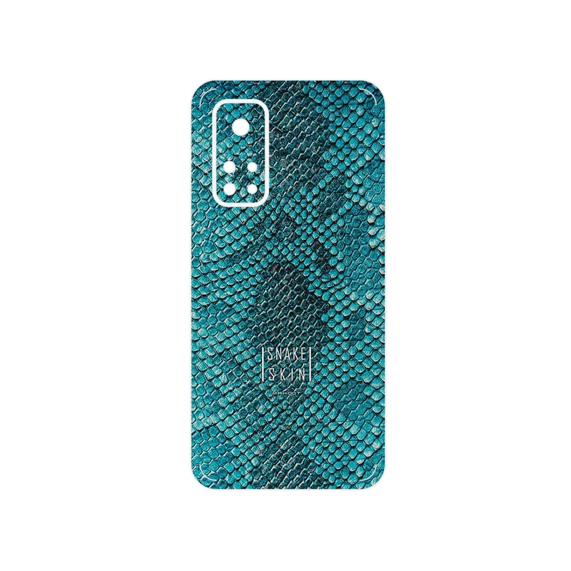 برچسب پوششی ماهوت مدل Blue Snake Skin مناسب برای گوشی موبایل شیائومی Mi 10T Pro 5G