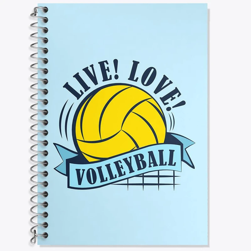 دفتر لغت 50 برگ خندالو مدل والیبال Volleyball کد 26436