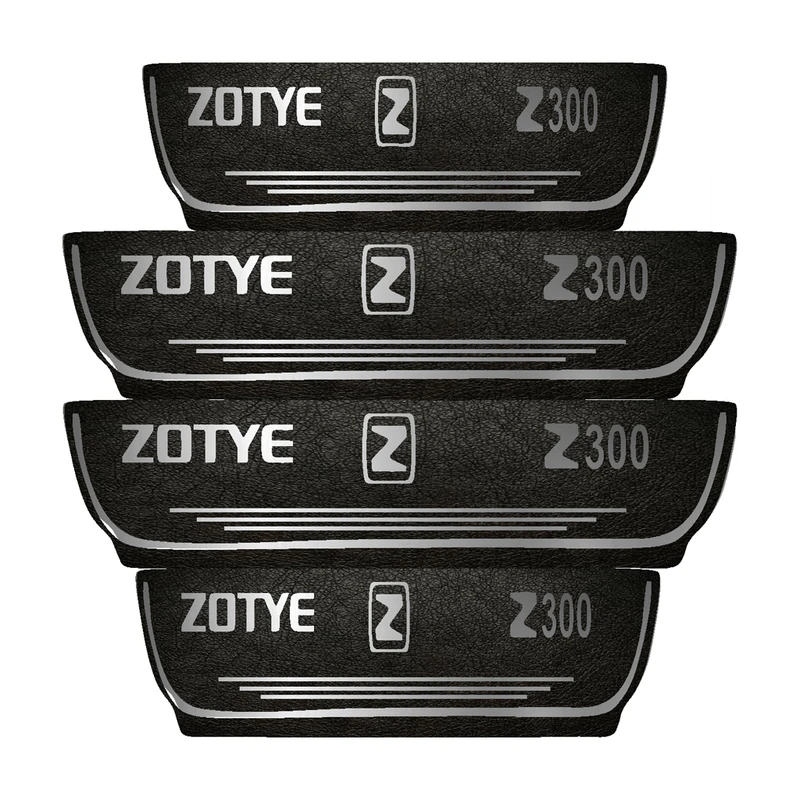  برچسب پارکابی  خودرو مهدیار طرح چرم کد pka1020 مناسب برای زوتی بسته 4 عددی