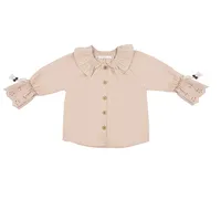 شومیز آستین بلند یقه گرد دخترانه فیورلا مدل c کد 25052-35068-45085