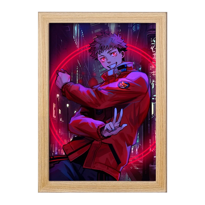 تابلو خندالو مدل ایتادوری یوجی انیمه جوجوتسو کایزن  کد 11083