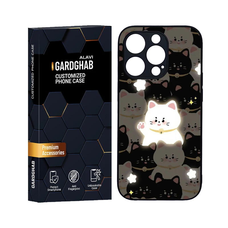 کاور گارد قاب علوی مدل دورژله ای فانتزی مناسب برای گوشی موبایل اپل iPhone 14 Pro