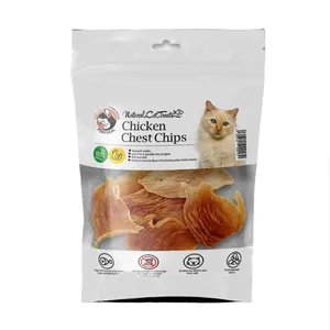 غذای تشویقی گربه هاپومیل مدل Chicken Chest Chips کد 04 وزن 30 گرم
