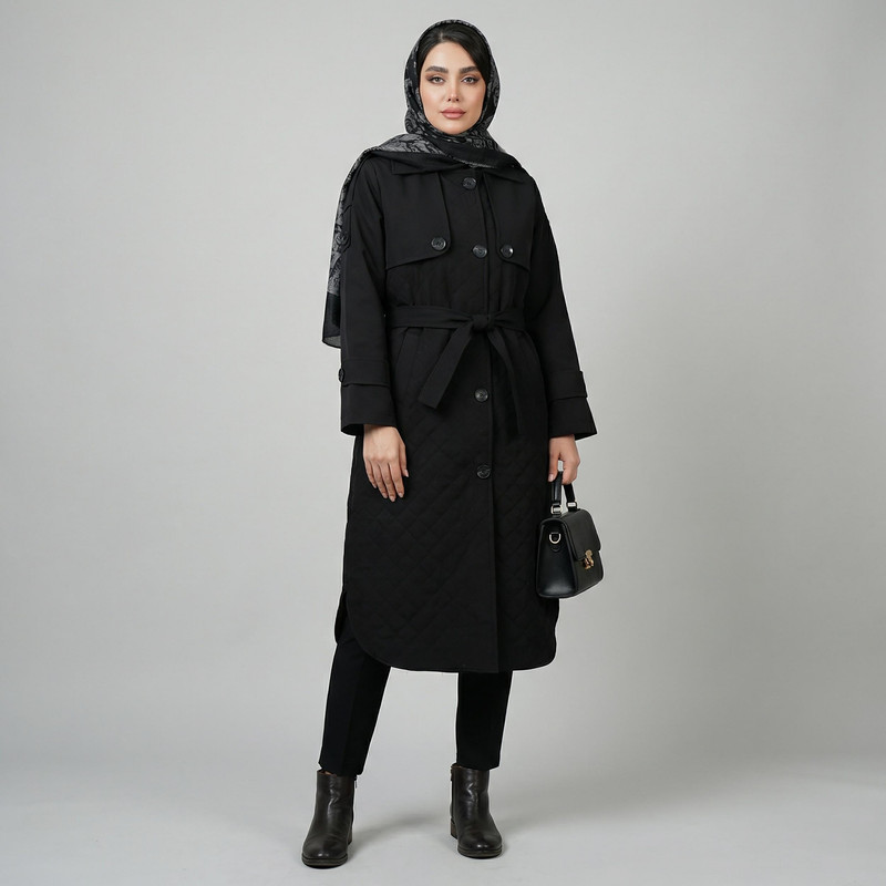 کاپشن بلند زنانه السانا مدل لمیا کد 2428