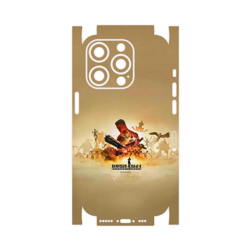 برچسب پوششی ماهوت مدل Serious Sam Game Series-FullSkin مناسب برای گوشی موبایل اپل iPhone 14 Pro