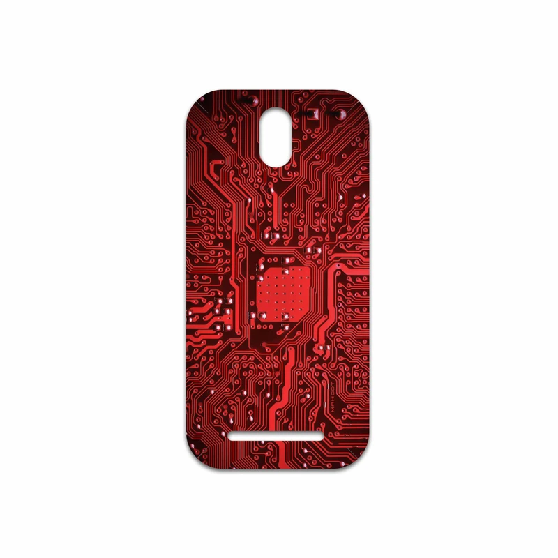 برچسب پوششی ماهوت مدل Red Printed Circuit Board مناسب برای گوشی موبایل اچ تی سی Desire 500