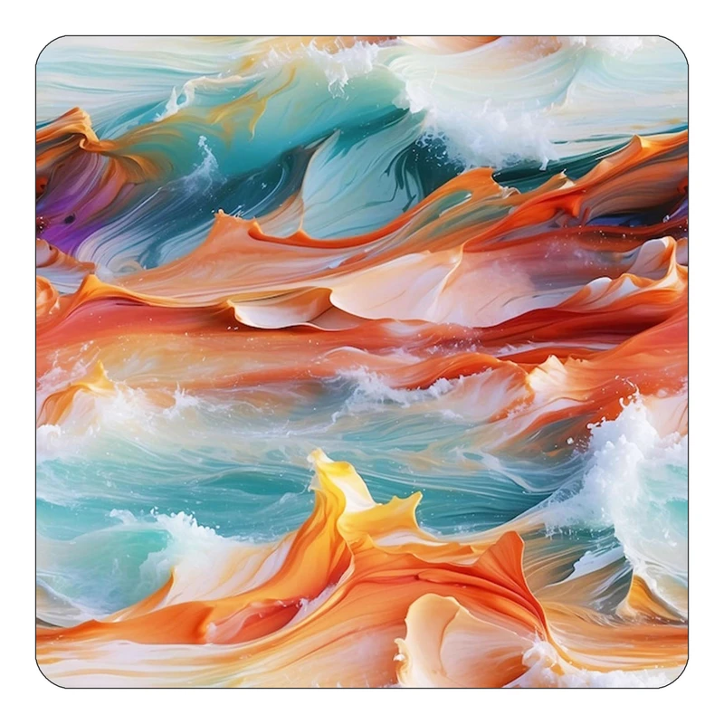 مگنت کاکتی طرح نقاشی رنگ روغن مدل mp69550