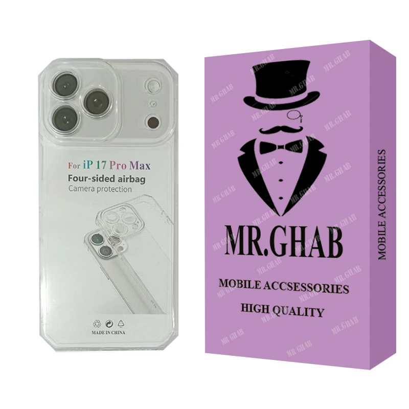  کاور مستر قاب مدل ژله ای مناسب برای گوشی موبایل اپل iPhone 17 Pro Max