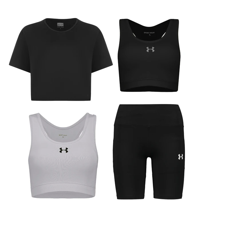 ست چهار تکه لباس ورزشی زنانه مدل 1801-1801-56-69