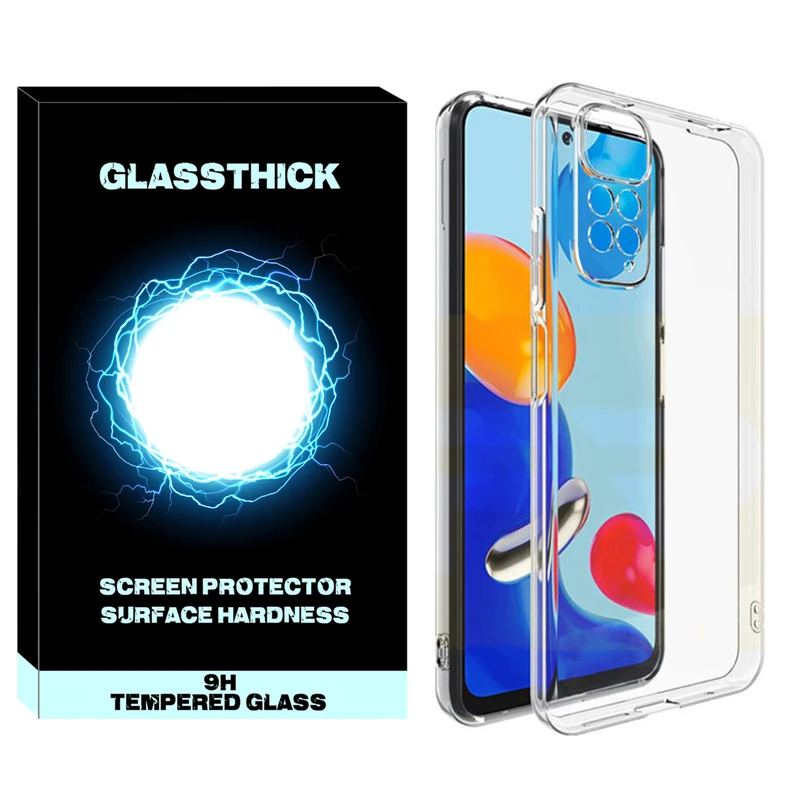 کاور گلستیک مدل Clear مناسب برای گوشی موبایل شیائومی Redmi Note 11 4G Global / Note 11s 4G