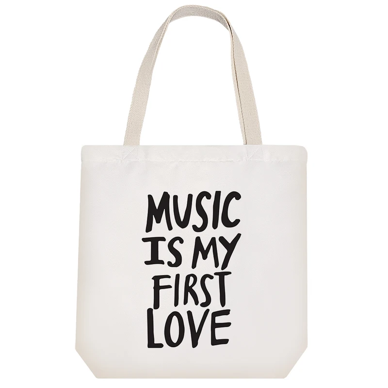 ساک خرید پارچه ای خندالو طرح موزیک مدل توت بگ کد 6891