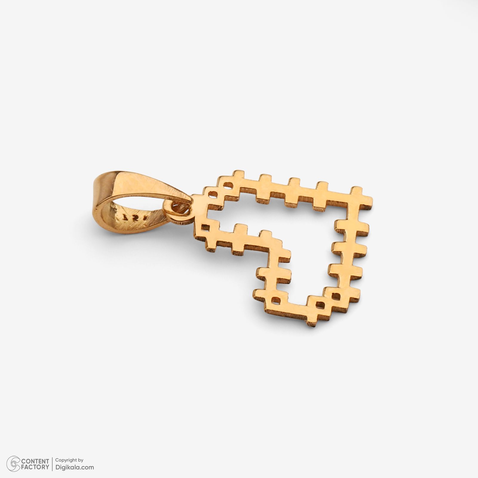 نیم ست طلا 18 عیار زنانه سایا گلد مدل قلبک ns7 -  - 9