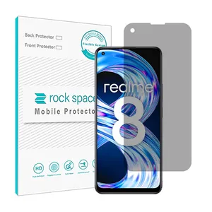 Rock space HyPRV model Privacy screen protector suitable for Realme 8 RMX3085 mobile phone