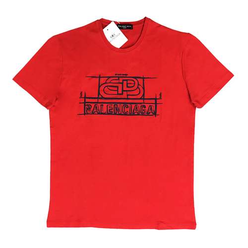 تی شرت آستین کوتاه مردانه بالنسیاگا مدل Y.A.44