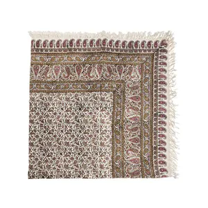 سفره قلمکار ممتاز اثر عطریان طرح 5 سایز 150 × 150 سانتی متر